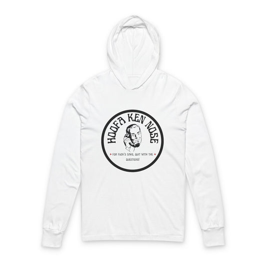 Funny Quote Unisex Hooded Long Sleeve Tee - Get Noticed - Great Gift